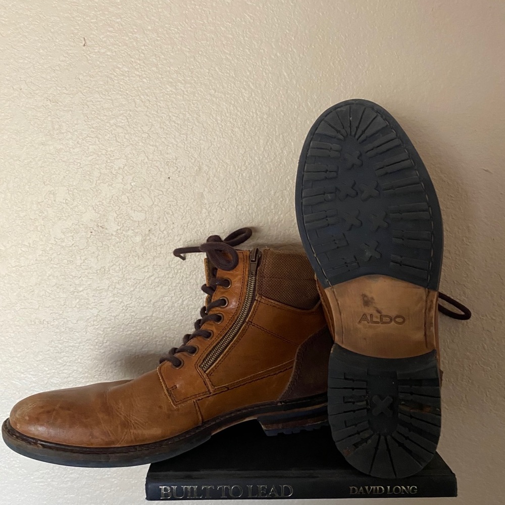 Aldo Leather Boots. Price is firm